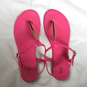 Mossimo Pink Ankle Strap Sandals
